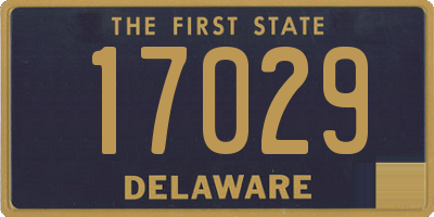 DE license plate 17029