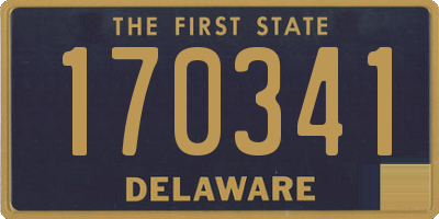 DE license plate 170341