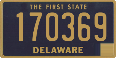 DE license plate 170369