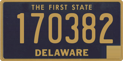 DE license plate 170382