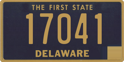 DE license plate 17041