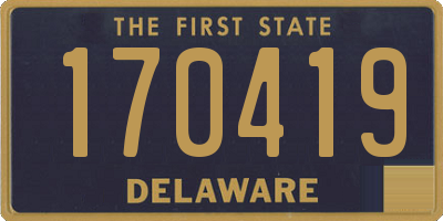 DE license plate 170419