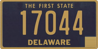 DE license plate 17044