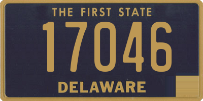 DE license plate 17046