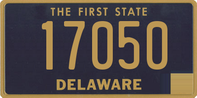DE license plate 17050