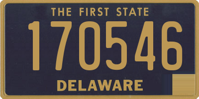 DE license plate 170546