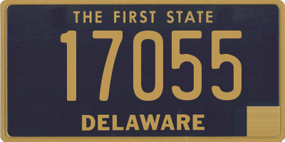 DE license plate 17055