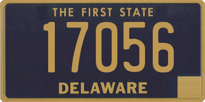 DE license plate 17056