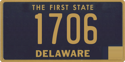 DE license plate 1706