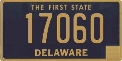 DE license plate 17060