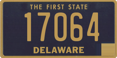 DE license plate 17064