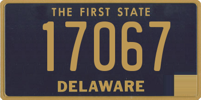 DE license plate 17067