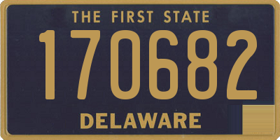 DE license plate 170682