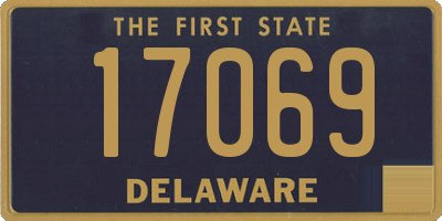 DE license plate 17069