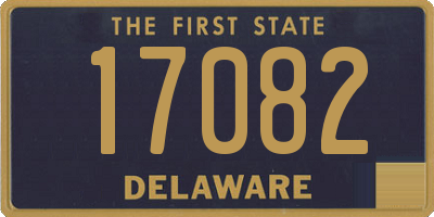 DE license plate 17082