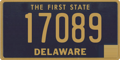 DE license plate 17089