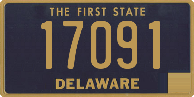 DE license plate 17091