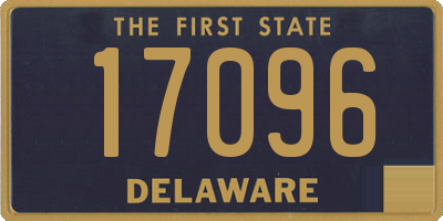 DE license plate 17096