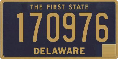 DE license plate 170976