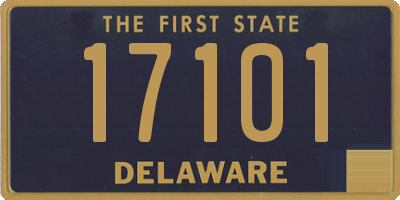 DE license plate 17101