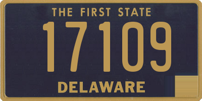 DE license plate 17109