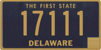 DE license plate 17111