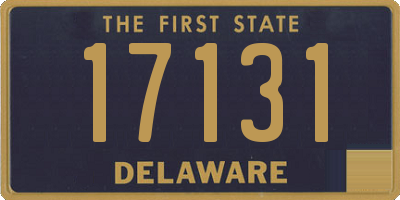 DE license plate 17131