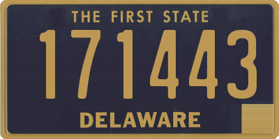 DE license plate 171443