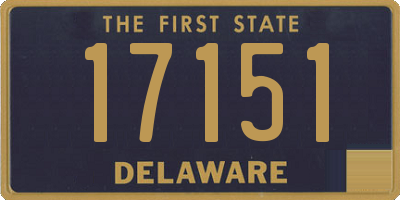 DE license plate 17151