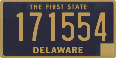 DE license plate 171554