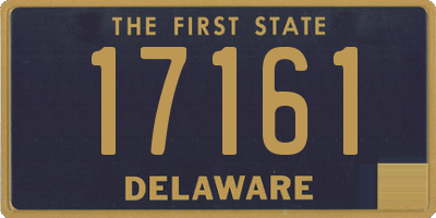 DE license plate 17161