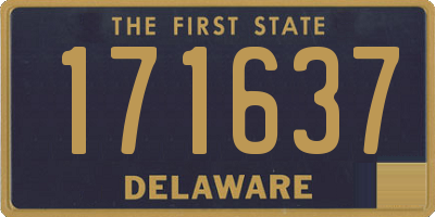 DE license plate 171637