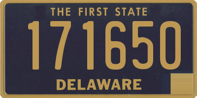 DE license plate 171650