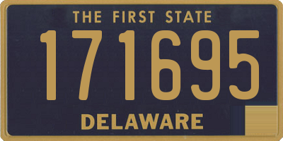 DE license plate 171695