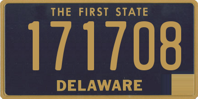 DE license plate 171708