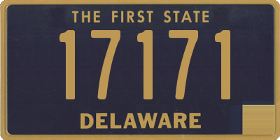 DE license plate 17171