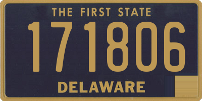 DE license plate 171806
