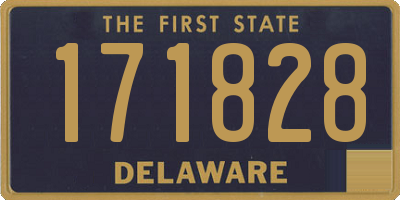 DE license plate 171828