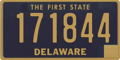 DE license plate 171844