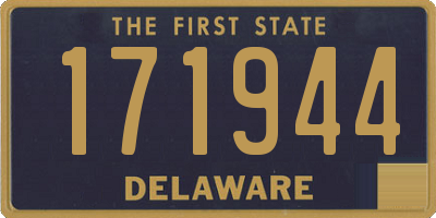 DE license plate 171944
