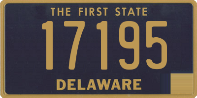 DE license plate 17195