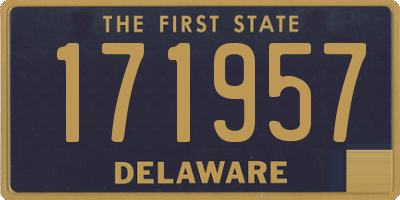 DE license plate 171957