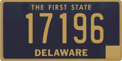 DE license plate 17196