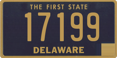 DE license plate 17199