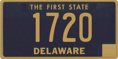 DE license plate 1720