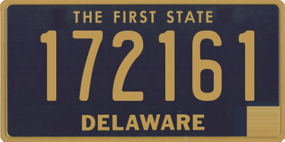 DE license plate 172161
