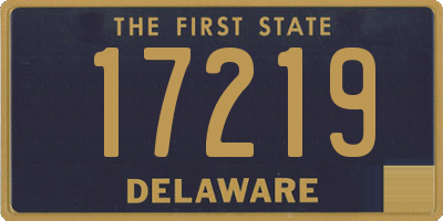 DE license plate 17219