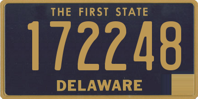DE license plate 172248