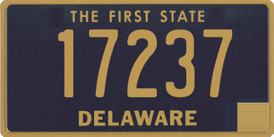 DE license plate 17237