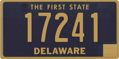 DE license plate 17241